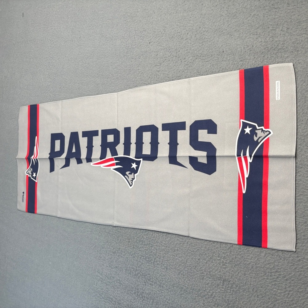 WinCraft NFL New England Patriots Enduracool Cooling Towel Grey 12x30 NEW